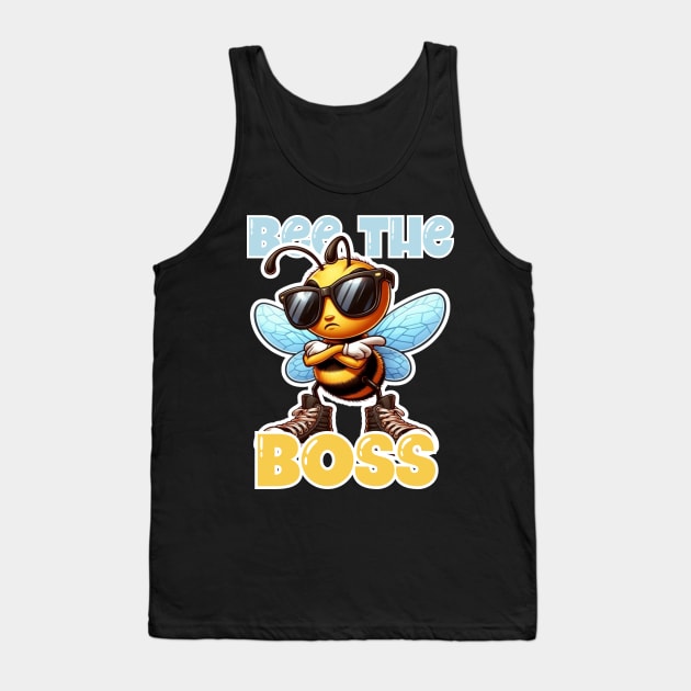 Bee the Boss Tank Top by Art from the Machine